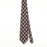 Front of Vintage Ralph Lauren Geometric Patterned Tie