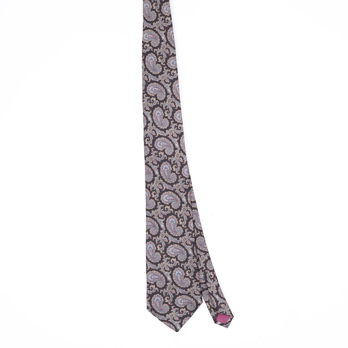 Front Front of Vintage 1990's Paisley Patterned Tie