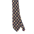 Front Front Detail of Vintage 1990's Paisley Patterned Tie