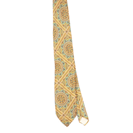 Front Front of Vintage 1980's Wembley Geometric Patterned Tie