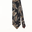 Front Detail of Vintage 1990's Zylos Geometric Patterned Tie