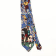 Front Front Detail of Vintage 1990's Tango Football Cartoon Patterned Tie