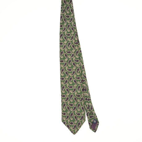 Front Front of Vintage 1990's Paisley Patterned Tie