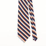 Front Detail of Vintage 2000's Nautica Striped Patterned Tie