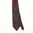 Front Front Detail of Vintage 1990's Bill Blass Floral Patterned Tie