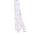 Front Front Detail of Vintage 1990's Saks Fifth Avenue Geometric Patterned Tie