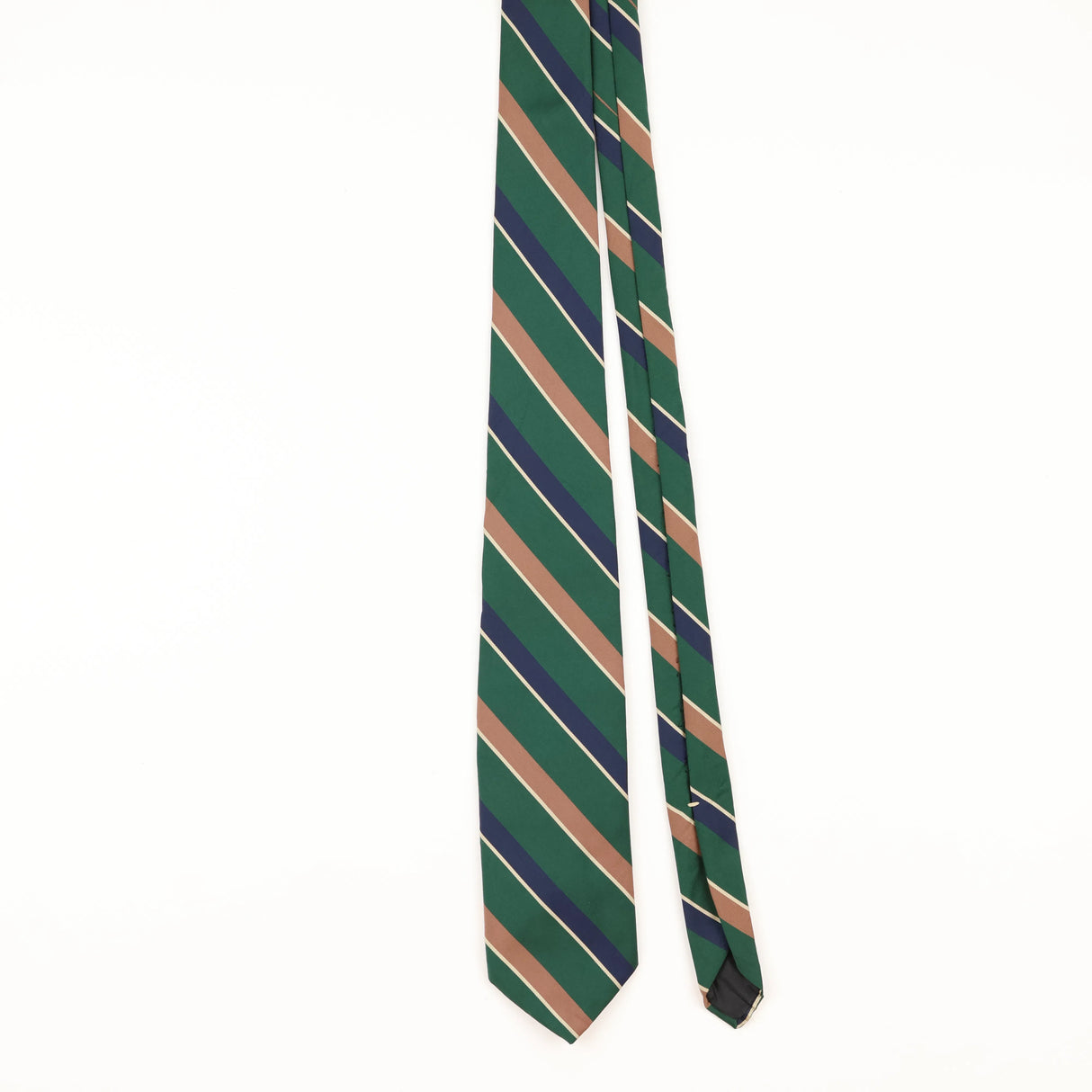 Front of Vintage Wembley Repp Striped Patterned Tie