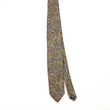 Front Front of Vintage 1990's Robert Talbott Paisley Patterned Tie