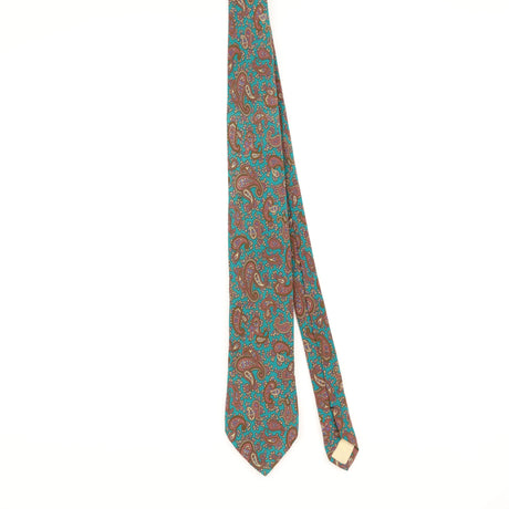 Front of Vintage 1990's Paisley Patterned Tie
