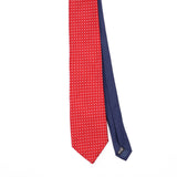 Front Front Detail of Vintage Tommy Hilfiger Polka Dot Patterned Tie