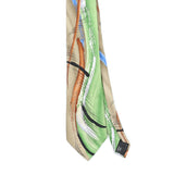 Front Front Detail of Vintage Jerry Garcia Capillaries Abstract Patterned Tie