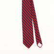 Front Detail of Vintage 1980's Striped Patterned Tie