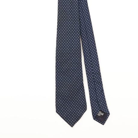 Front Detail of Vintage Giorgio Armani Polka Dot Patterned Tie