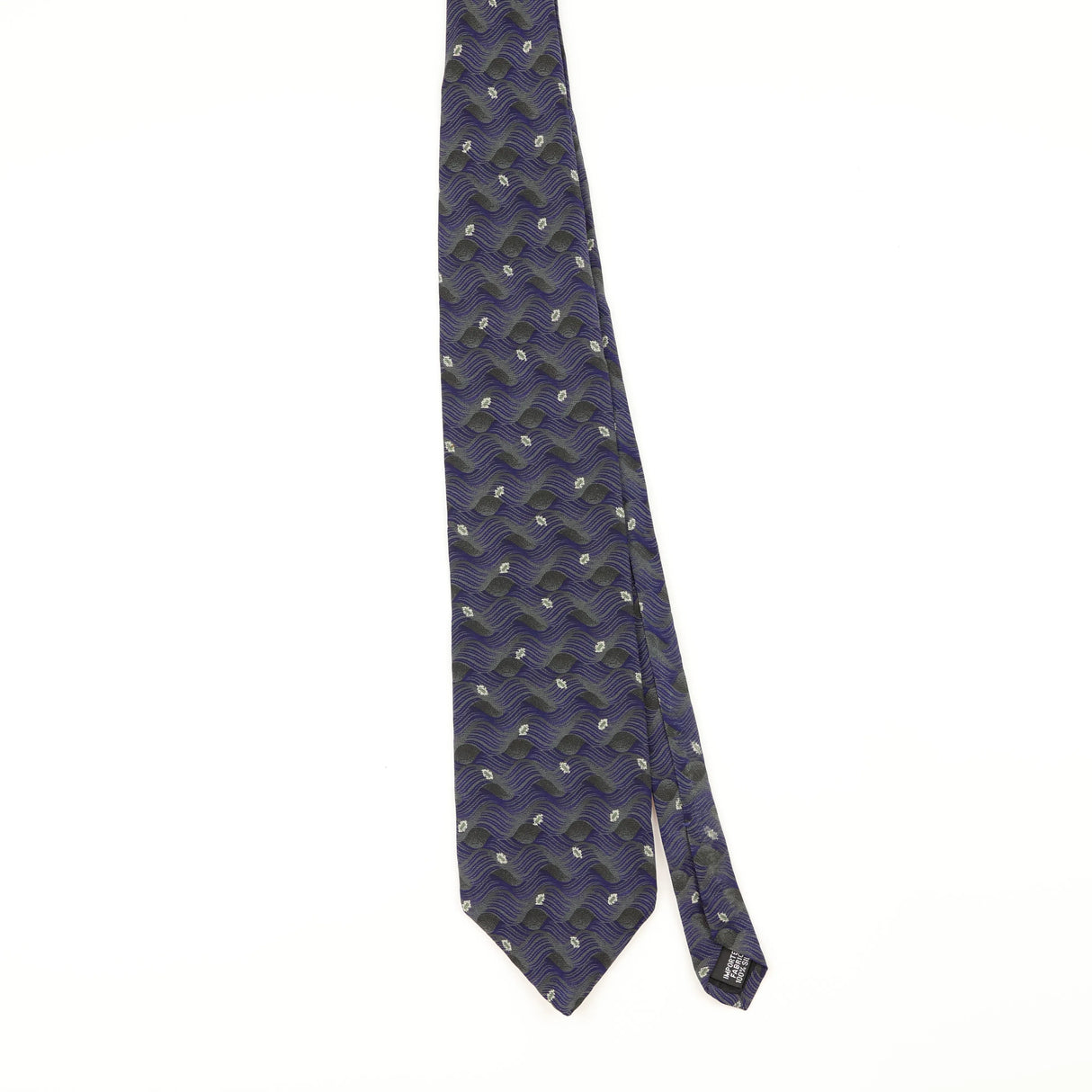 Front of Vintage 1990's Geometric Patterned Tie