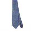 Front Front Detail of Vintage 1980's Paisley Patterned Tie