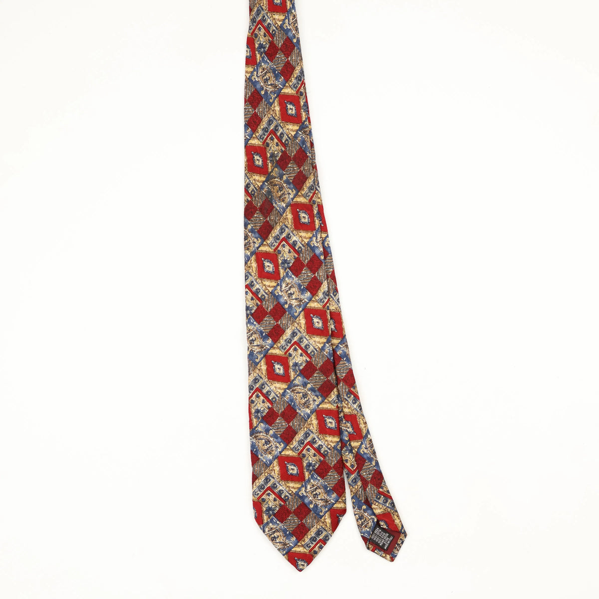 Front Front of Vintage 1990's Geometric Patterned Tie