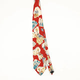 Front Front of Vintage 1990's Tom James Sketches Abstract Patterned Tie