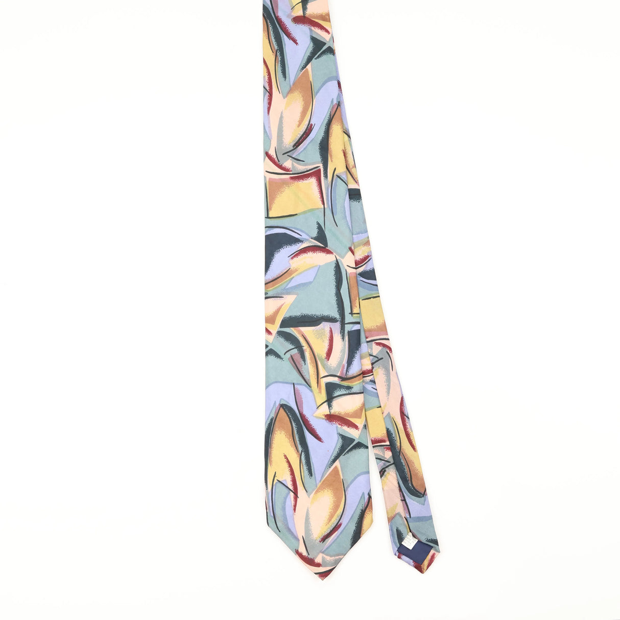 Front of Vintage Abstract Patterned Tie