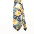 Front Detail of Vintage 1990's Manhattan Floral Patterned Tie