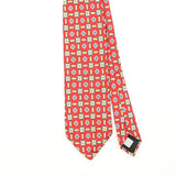 Front Detail of Vintage 1990's Geometric Patterned Tie
