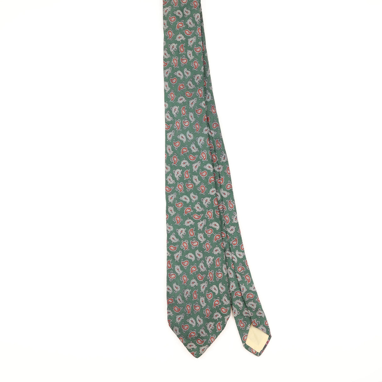Front of Vintage 1990's Paisley Patterned Tie