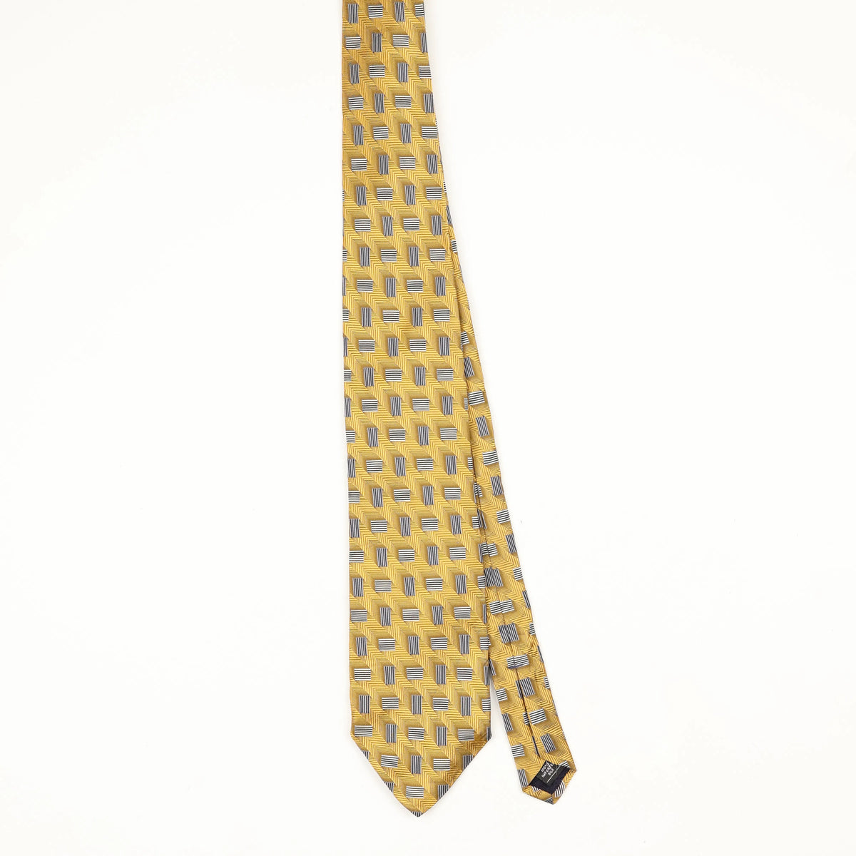 Front Front of Vintage 1990's Gianfranco Ruffini Geometric Patterned Tie