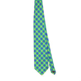 Front Front of Vintage 1990's T.M. Lewin Geometric Patterned Tie