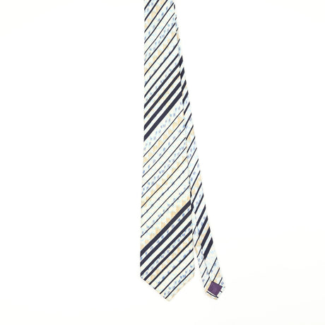 Front Front of Vintage 1990's Christian Dior Striped Patterned Tie