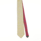 Front of Vintage 1990's Tommy Hilfiger Geometric Patterned Tie