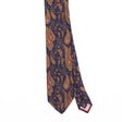 Front Front Detail of Vintage 1990's Ted Baker Paisley Patterned Tie