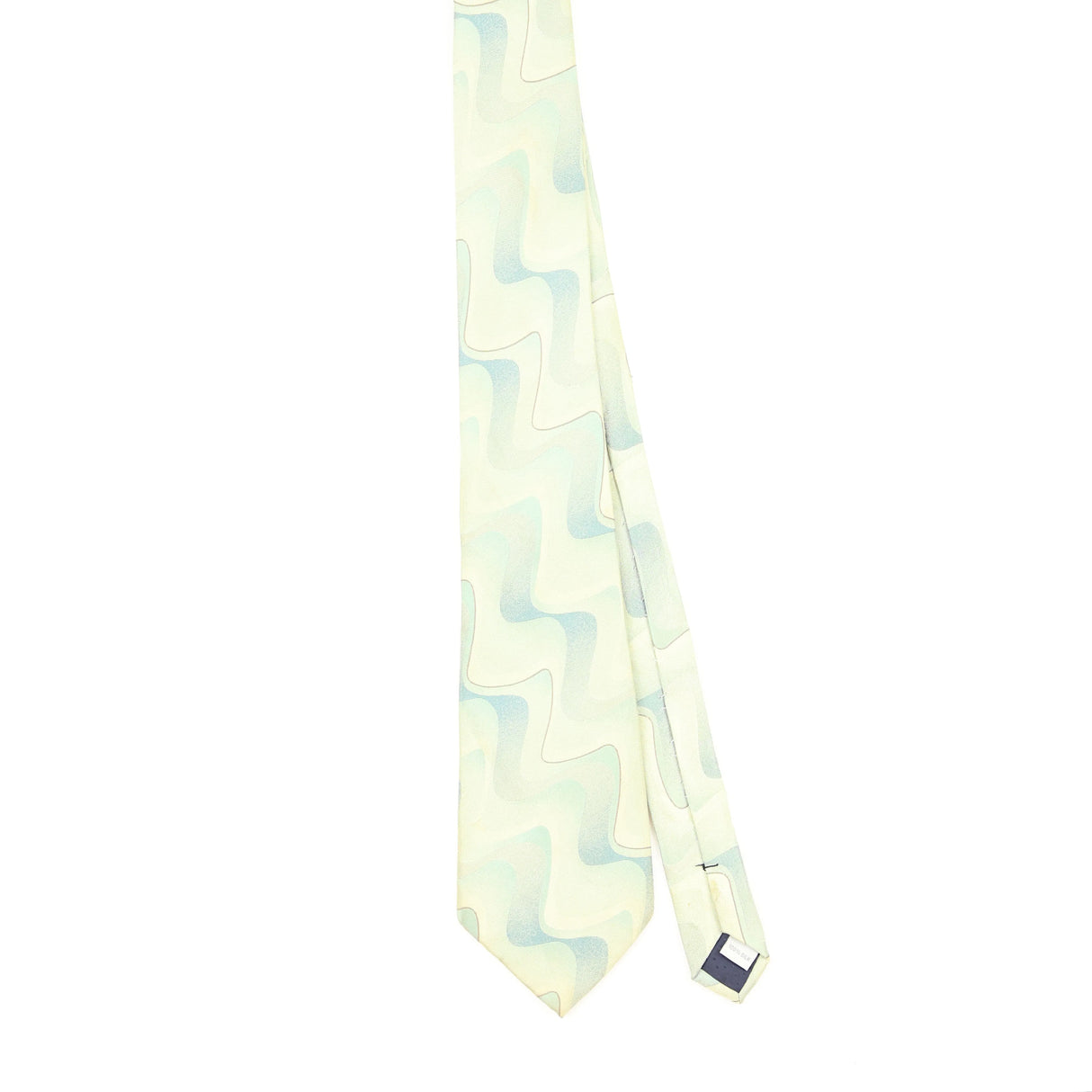 Front Front of Vintage 1990's Pierre Cardin Waves Abstract Patterned Tie