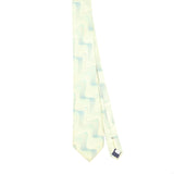 Front Front of Vintage 1990's Pierre Cardin Waves Abstract Patterned Tie