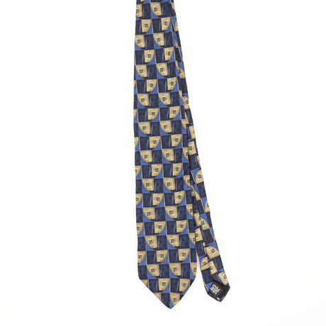 Front of Vintage 1990's Puritan Geometric Patterned Tie