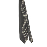 Front of Vintage Giorgio Brutini Waves Abstract Patterned Tie