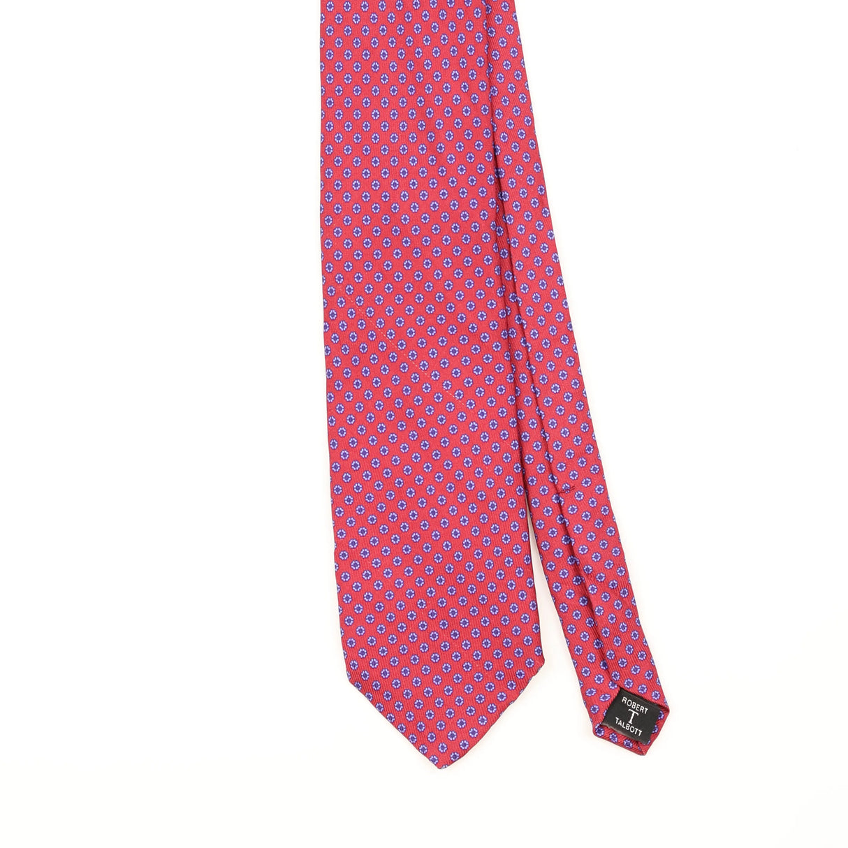 Front Detail of Vintage 1990's Robert Talbott Best Of Class Geometric Patterned Tie