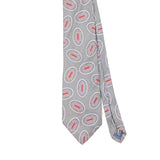 Front Front Detail of Vintage 1990's Geometric Patterned Tie