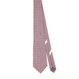 Front of Vintage 1990's Salvatore Ferragamo Geometric Patterned Tie