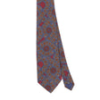 Front Front Detail of Vintage 1990's Mario Valentino Floral Patterned Tie