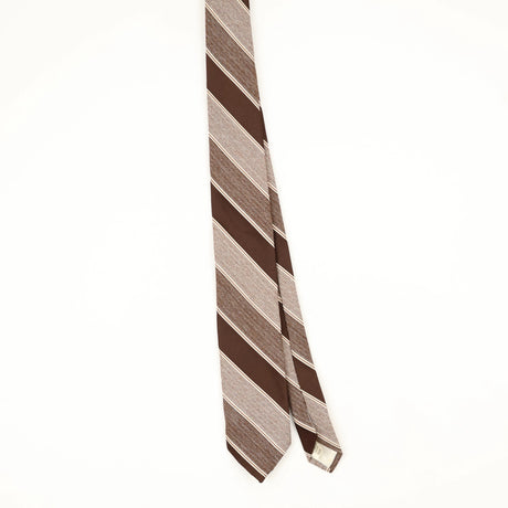 Front Front of Vintage 1990's Striped Patterned Tie