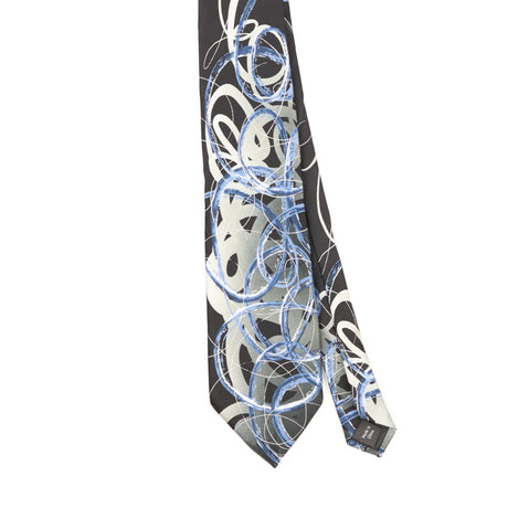 Front Front Detail of Vintage Jerry Garcia Abstract Patterned Tie