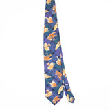 Front Front of Vintage 1990's Fish Plaids & Checks Patterned Tie