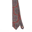 Front Front Detail of Vintage 1990's Gant Paisley Patterned Tie