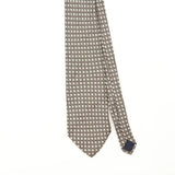 Front Front Detail of Vintage 1990's Brooks Brothers Geometric Patterned Tie