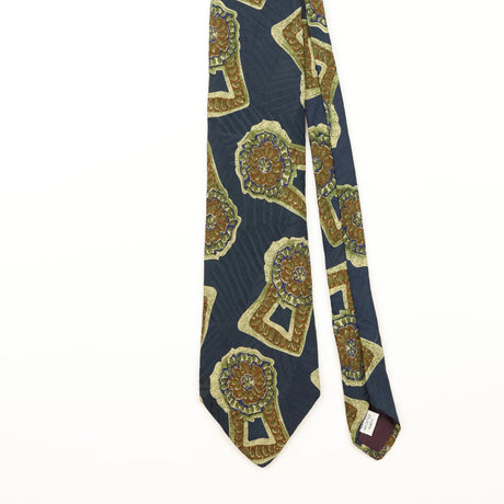 Front Detail of Vintage 1990's Gant Abstract Patterned Tie