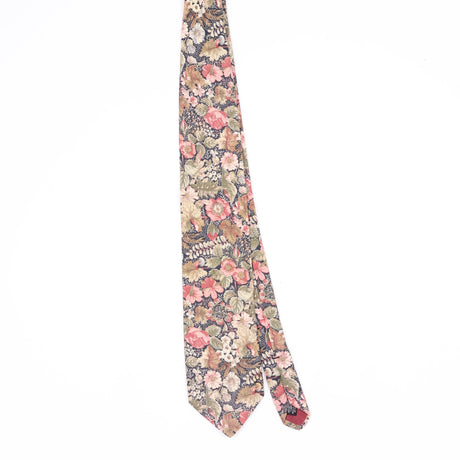 Front Front of Vintage 1990's Tango Floral Patterned Tie