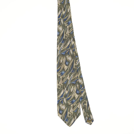 Front Front of Vintage 1990's Abstract Patterned Tie