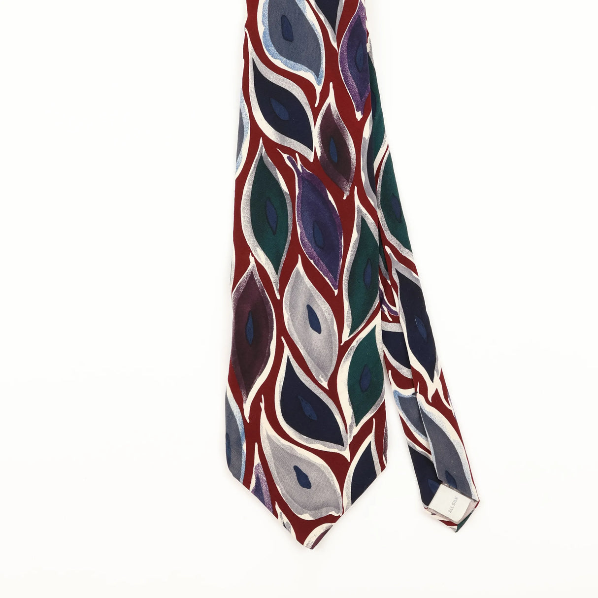 Front Detail of Vintage Pierre Cardin Abstract Patterned Tie