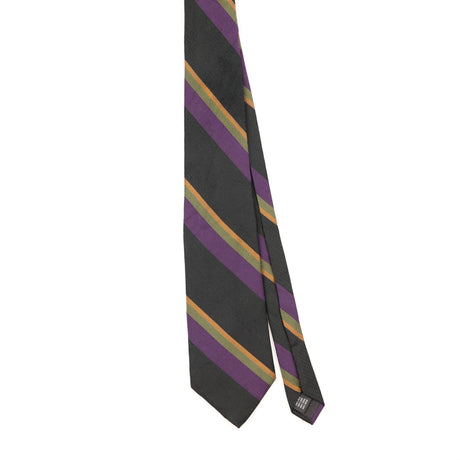 Front of Vintage Tango Striped Patterned Tie