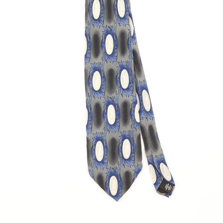Front Detail of Vintage 1990's Grateful Dead Geometric Patterned Tie