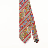 Front Detail of Vintage 1990's Tango Floral Patterned Tie